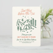 Invitation Dernier sentier avant le week-end de la Bacheloret (Debout devant)