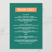 Invitation Dernier spectacle Cette épouse est une showgirl Ba (Dos)