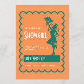 Invitation Dernier spectacle Cette épouse est une showgirl Ba (Devant)