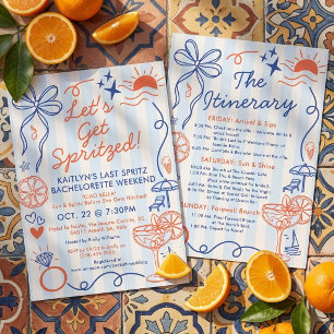 Invitation Dernier Spritz sur la Côte Amalfitaine Itinéraire