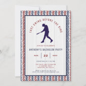 Invitation Dernier Swing Avant La Bague Enterrement de Vie de (Devant)