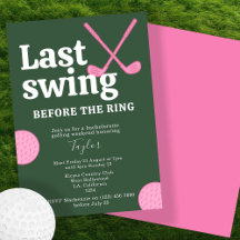 Dernier Swing Avant Le Golf Bachelorette de l'Anne