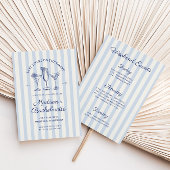 Invitation Dernier Toast Sur La Côte Bachelorette Bleue Week-