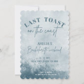 Invitation Dernier toast sur la côte Bachelorette fête (Devant)