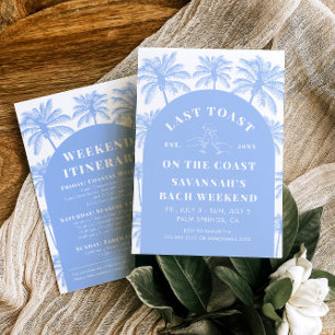 Invitation Dernier Toast Sur La Côte Bachelorette Week-End