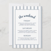 Invitation Dernier Toast Sur La Côte Beach Bachelorette Party (Dos)