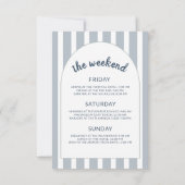 Invitation Dernier Toast Sur La Côte Beach Bachelorette Party (Dos)