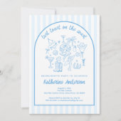 Invitation Dernier toast sur la côte Beach Bachelorette Party (Devant)