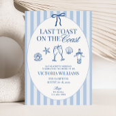 Invitation Dernier Toast sur la Côte Itinéraire de la Bachelo