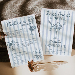 Invitation Dernier Toast Sur La Côte Whimsical Bachelorette