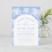 Invitation Dernier Toast Sur La Fête des mariées Photo De Coa (Debout devant)