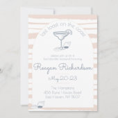 Invitation Dernier toast sur la plage de la Côte Bachelorette (Devant)