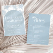 Invitation Dernier toast sur l'invitation de bachelorette de