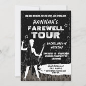 Invitation Dernier Tour Punk Rock Band Bachelorette Week-end (Devant)