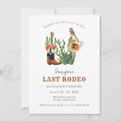 Invitation Dernier week-end de célibataire Rodeo  (Devant)