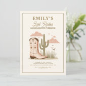 Invitation Dernier week-end Rodeo Cactus Bachelorette (Debout devant)