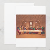 Invitation Dernière Cène de Jésus-Christ (Devant / Derrière)