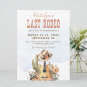 Invitation Dernière Cowgirl de Rodéo Week-end de Bachelorette (Debout devant)