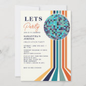 Invitation Dernière danse Retro Graduation Party Photo (Devant)