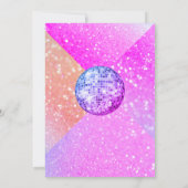 Invitation Dernière disco rétro 70 bachelorette party (Dos)