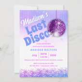 Invitation Dernière disco rétro Bachelorette (Devant)