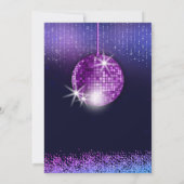 Invitation Dernière disco rétro Bachelorette (Dos)