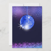 Invitation Dernière disco rétro Bachelorette (Dos)