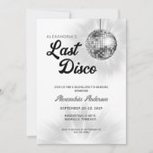Invitation Dernière Disco Retro Bachelorette Week-end (Devant)