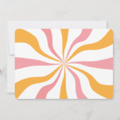 Invitation Dernière disco Super rose (Dos)