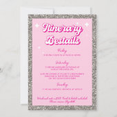 Invitation Dernière Fête de Cowgirl avant le Mariage (Dos)