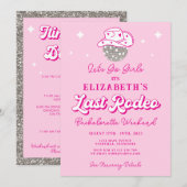 Invitation Dernière Fête de Cowgirl avant le Mariage (Devant / Derrière)