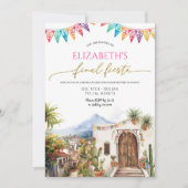 Invitation Dernière fête de soliste Fiesta (Devant)