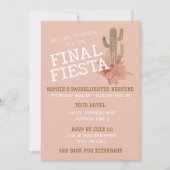 Invitation Dernière Fête Itinéraire Bachelorette (Devant)