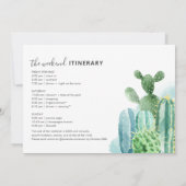 Invitation Dernière Fiesta Bachelorette Week-End Itinéraire d (Dos)