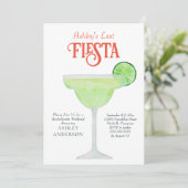 Invitation Dernière Fiesta Margarita Bachelorette Week-end (Debout devant)