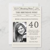 Invitation "Dernière heure" Photo d'anniversaire (Devant)