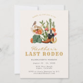 Invitation dernière Rodeo Bachelorette (Devant)
