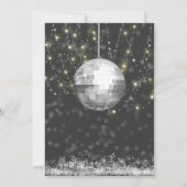 Invitation Dernière soirée de bachelorette Disco (Dos)