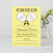 Invitation Dernière swing avant la bague Mariage Pickleball I (Debout devant)