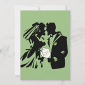 Invitation Dernière swing avant la sage de Mariage de pickleb (Dos)