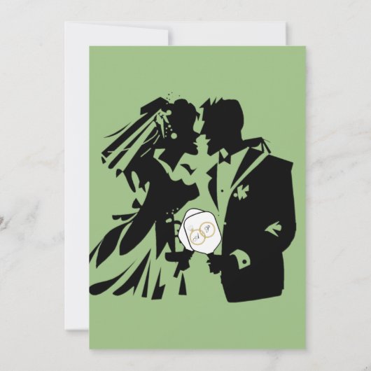 Invitation Dernière swing avant la sage de Mariage de pickleb (Dos)