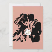 Invitation Dernière swing avant l'anneau Mariage Pickleball r (Dos)