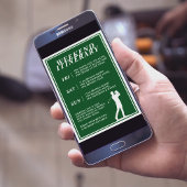 Invitation Dernière swing avant le Ring Golf Bachelor Week-en