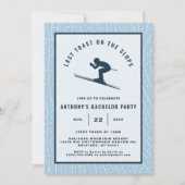Invitation Dernière Toast sur les Pistes de Ski Enterrement d (Devant)