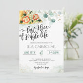 Invitation Dernière tranche de Fête des mariées à vie unique (Debout devant)