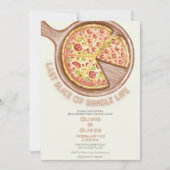 Invitation Dernière tranche unique de la partie d'engagement (Devant)