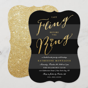 Invitation Dernière virée avant le mariage Fête de Bacheloret