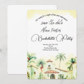 Invitation Dernière virée avant l'enterrement de vie de garço (Devant / Derrière)