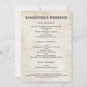 Invitation Dernière voile avant le Veil Retro Bachelorette (Dos)