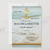 Invitation Dernière voile avant le week-end du Veil QR Bachel (Devant)